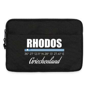 Rhodos - Laptoptasche 13" - Schwarz - Vorne