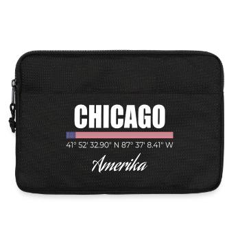 Chicago - Laptoptasche 13" - Schwarz - Vorne