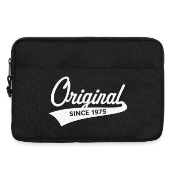 Original depuis 1975 (Année de naissance, anniversaire / F) - Sacoche pour ordinateur portable 13 pouces - noir - Devant