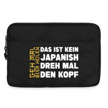 Go Get Beer Funny Beer Drinking Friends - Laptop bag 13" - black - Front