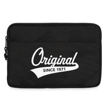 Original depuis 1971 (année de naissance, anniversaire / W) - Sacoche pour ordinateur portable 13 pouces - noir - Devant