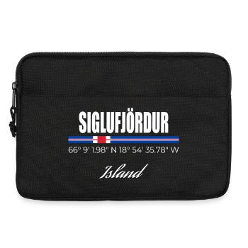 Siglufjördur - Sacoche pour ordinateur portable 13 pouces - noir - Devant