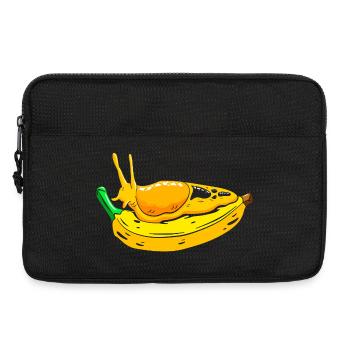 banana snail - Laptop bag 13" - black - Front