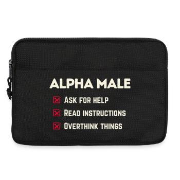 Male Humor - Ironic What Not To Do - Laptop bag 13" - black - Front