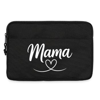 Mama Heart Script - Sacoche pour ordinateur portable 13 pouces - noir - Devant