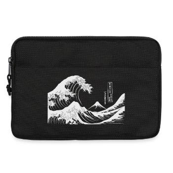 Great Wave Kanagawa Japanese Art - Laptop bag 13" - black - Front