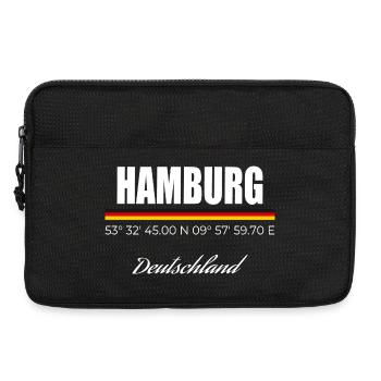 Hamburg - Laptoptasche 13" - Schwarz - Vorne
