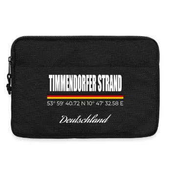 Timmendorfer Strand - Laptoptasche 13" - Schwarz - Vorne