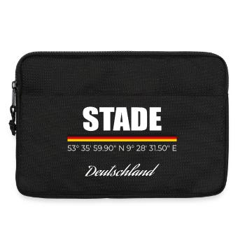 Stade - Laptoptasche 13" - Schwarz - Vorne