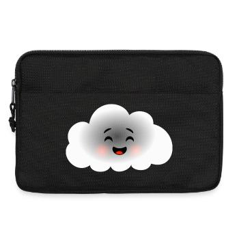 Happy Cloud - Laptop bag 13" - black - Front