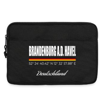 Brandenburg an der Havel - Laptoptasche 13" - Schwarz - Vorne