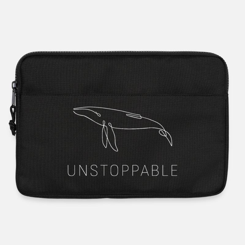 Whale Unstoppable - Laptop bag 13" - black
