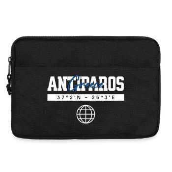 Antiparos Griechenland Koordinaten Reise Souvenir - Laptoptasche 13" - Schwarz - Vorne