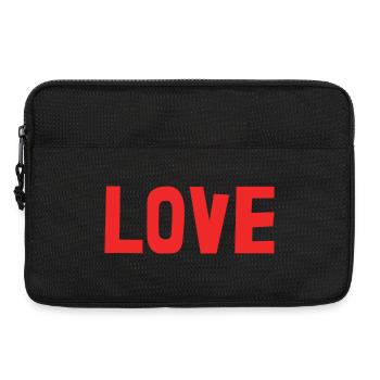 HERZ. HERZ. VALENTINSTAG. LIEBE. LIEBE. PAAR. - Laptoptasche 13" - Schwarz - Vorne