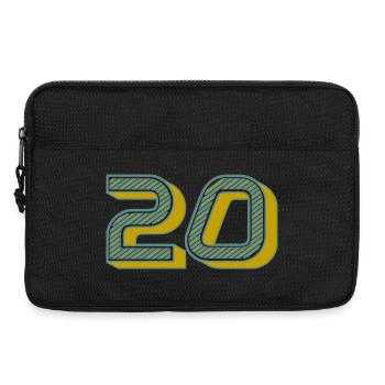 20. 20 JAHRE. 20-JÄHRIGES JUBILÄUM. 20-JÄHRIGES JUBILÄUM. - Laptoptasche 13" - Schwarz - Vorne