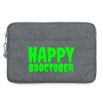 Kürbis Halloween Wahnsinn - Laptoptasche 13" - Grau meliert - Vorne