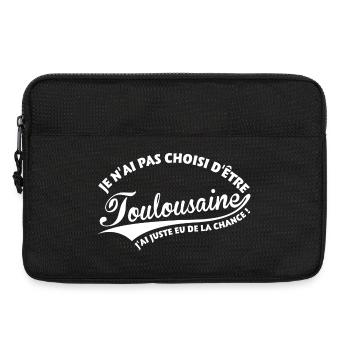 Toulousaine Chanceuse - Sacoche pour ordinateur portable 13 pouces - noir - Devant