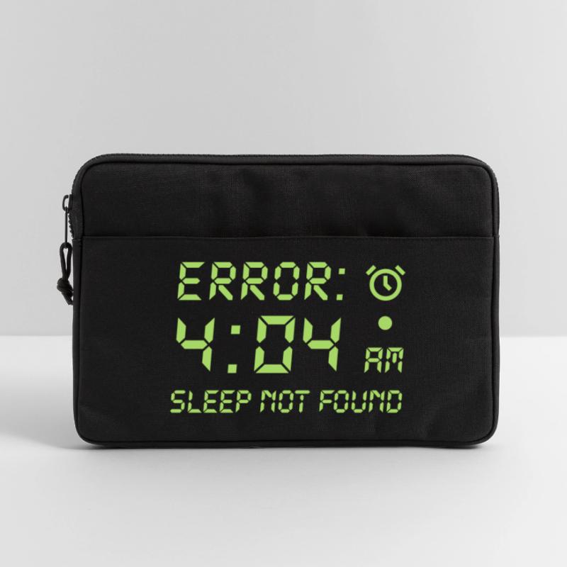 Error 404, sleep not found Programmierer Zocken Laptoptasche 13"