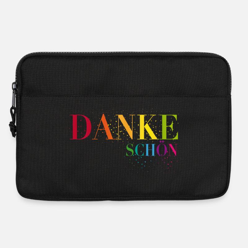 Ein Herzliches Dankeschön sagen - Laptoptasche 13" - Schwarz