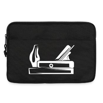 Planer Tool Carpenter Carpenter Symbol Logo icon - Laptop bag 13" - black - Front