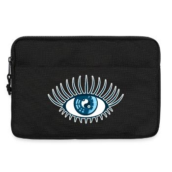 Eye Blue Providence Yin Yang Symbole - Sacoche pour ordinateur portable 13 pouces - noir - Devant