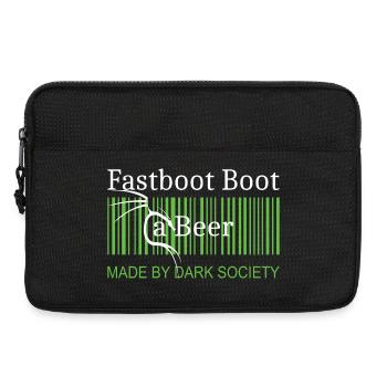 Fastboot Boot a Beer - Laptoptasche 13" - Schwarz - Vorne