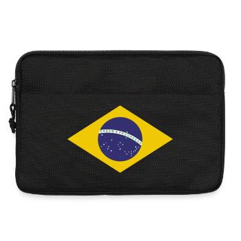 Drapeau de Brasilia - Sacoche pour ordinateur portable 13 pouces - noir - Devant