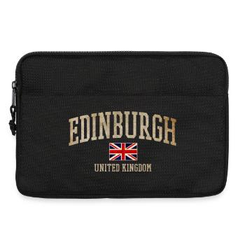 Edinburgh Vintage Union Flag - Laptoptasche 13" - Schwarz - Vorne