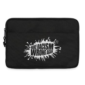 make racism wrong again - Laptop bag 13" - black - Front