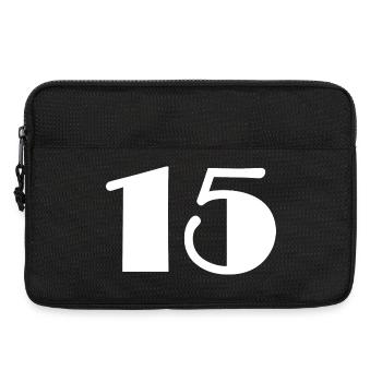 15. 15 JAHRE. 15-JÄHRIGES JUBILÄUM. GEBURTSTAG 15 JAHRE. - Laptoptasche 13" - Schwarz - Vorne