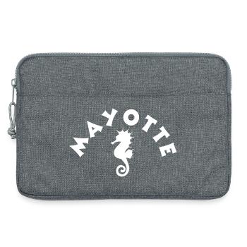 Mayotte, French Department, 976 - Laptop bag 13" - heather grey - Front