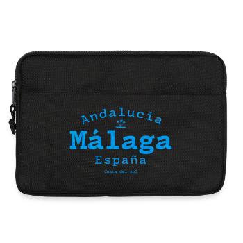 Malaga Andalousie Bleu côtier - Sacoche pour ordinateur portable 13 pouces - noir - Devant