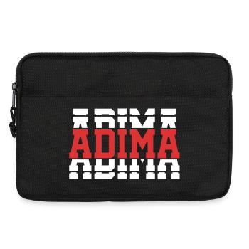 Adima t-shirt t-shirt gift idea stacked text - Laptop bag 13" - black - Front