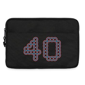 40. 40 YEARS. 40th ANNIVERSARY. 40 YEARS ANNIVERSARY. - Laptop bag 13" - black - Front