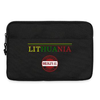 Lithuanian pride, I love Lithuania - Laptop bag 13" - black - Front