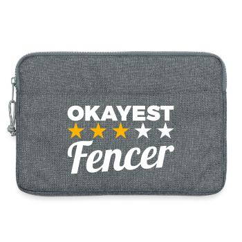Bester Fechter - Laptoptasche 13" - Grau meliert - Vorne