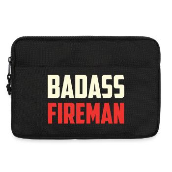 Combatant firefighter badass - Laptop bag 13" - black - Front