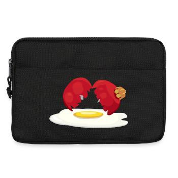 Boule de Noël œuf cassé - Sacoche pour ordinateur portable 13 pouces - noir - Devant