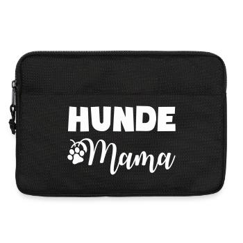 Chien amoureux Maman Motif - Sacoche pour ordinateur portable 13 pouces - noir - Devant