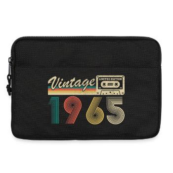 1965 Vintage Rétro Cadeau D'anniversaire - Sacoche pour ordinateur portable 13 pouces - noir - Devant