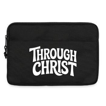 Trough Christ Jesus Christen Glaube - Laptoptasche 13" - Schwarz - Vorne