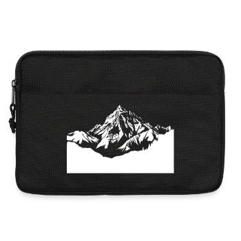 wandern klettern Berge - Laptoptasche 13" - Schwarz - Vorne