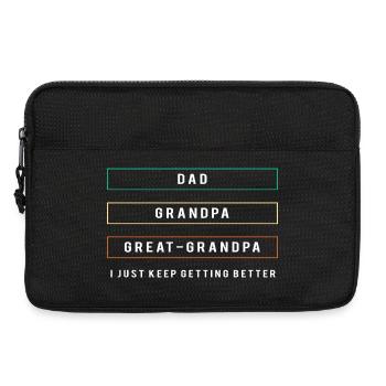 Papy Petit-fils Grand-père Grand-père - Sacoche pour ordinateur portable 13 pouces - noir - Devant