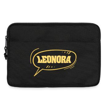 Leonora as a given name - Laptop bag 13" - black - Front
