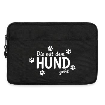 Celui avec le chien dit - Sacoche pour ordinateur portable 13 pouces - noir - Devant