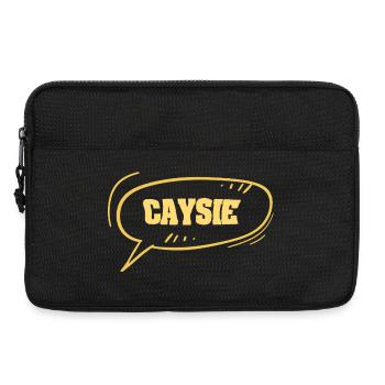 Caysie as a given name - Laptop bag 13" - black - Front