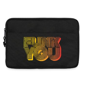 Funk You - Sacoche pour ordinateur portable 13 pouces - noir - Devant