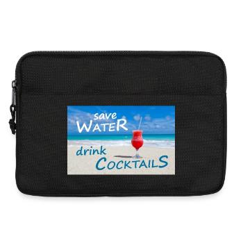 Cocktails - Laptop bag 13" - black - Front