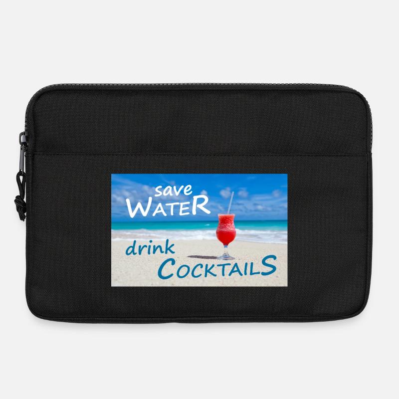 COCKTAILS - Laptoptasche 13" - Schwarz