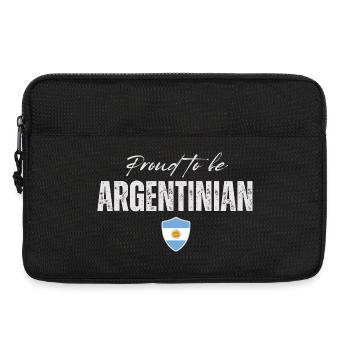 Fière d’être argentine, fabriquée en Argentine - Sacoche pour ordinateur portable 13 pouces - noir - Devant